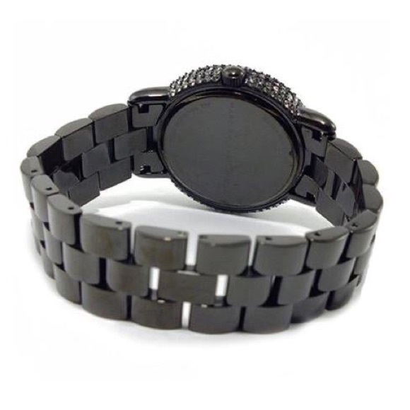 Marc Jacobs MBM3193 Ladies Marci Crystal Black Watch - Picture 6 of 14